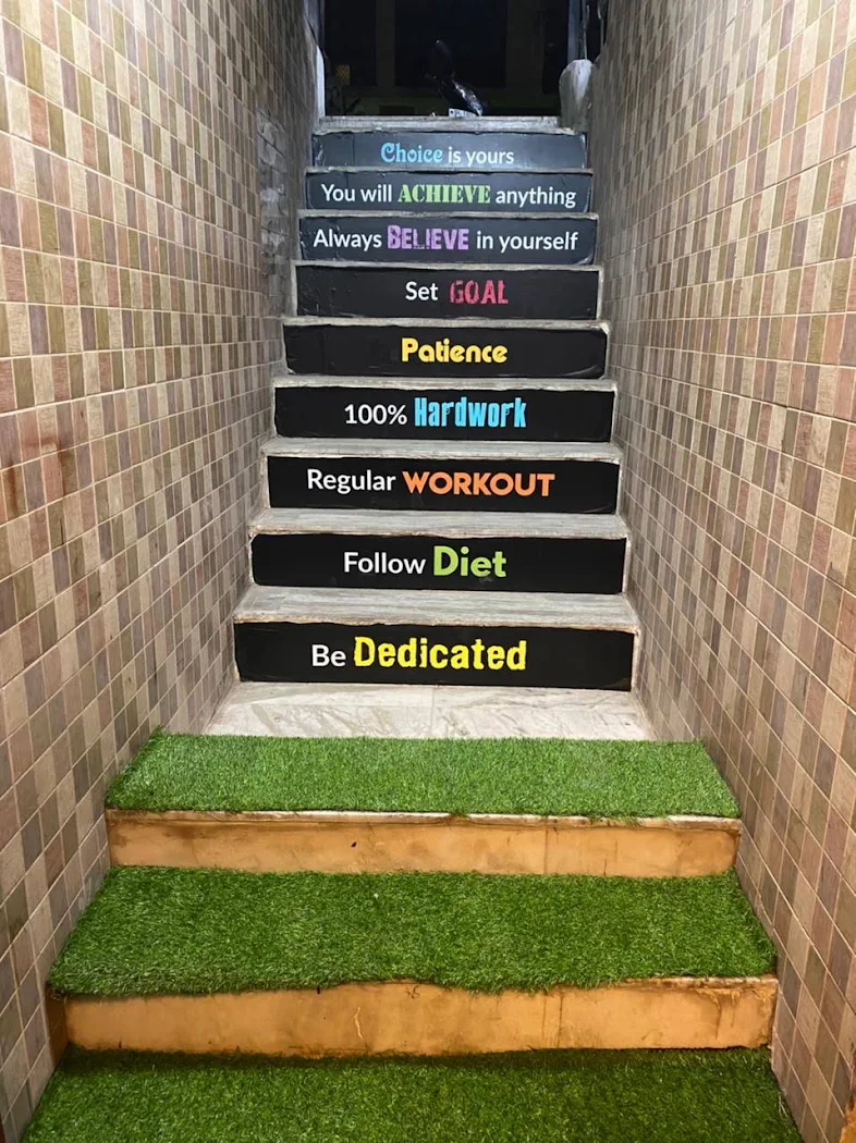Motivational staircase at TSG